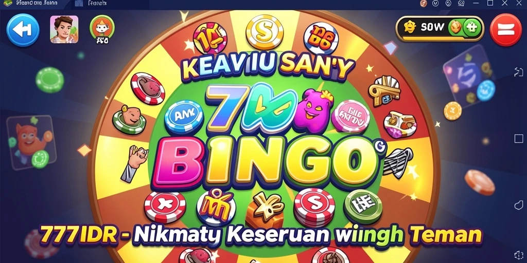Tampilan gameplay seru dalam 777IDR saat bermain Bingo.