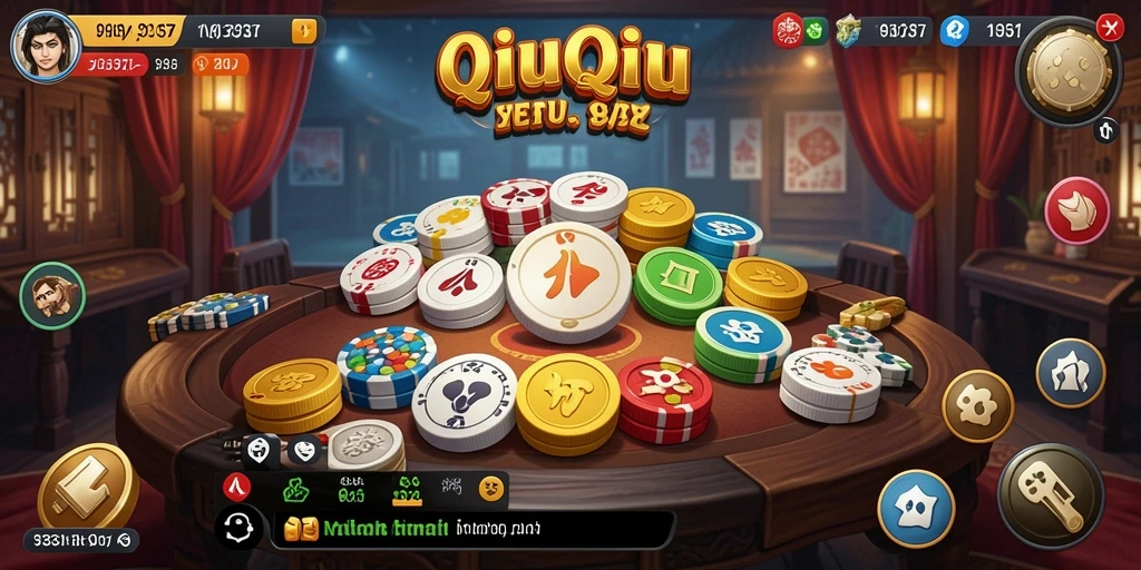 Tampilan grafis menawan saat bermain QiuQiu di 93337.