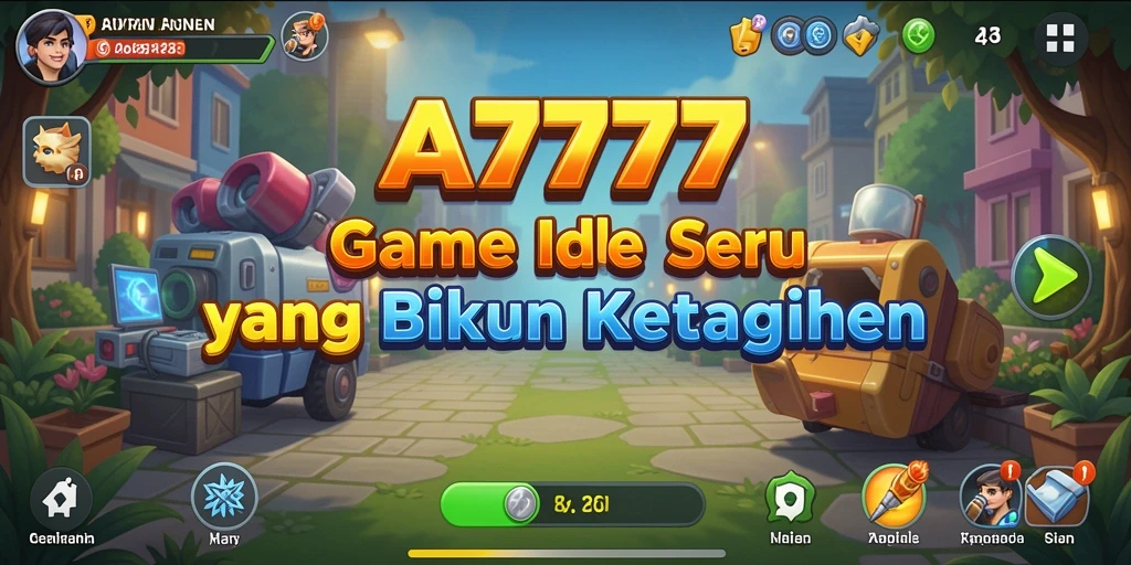 Tampilan gameplay A7777 yang menarik dan penuh warna.