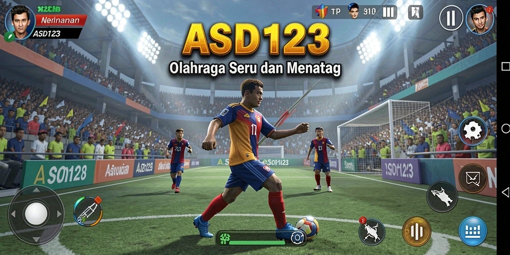 Tangkap momen aksi seru dalam permainan olahraga ASD123.