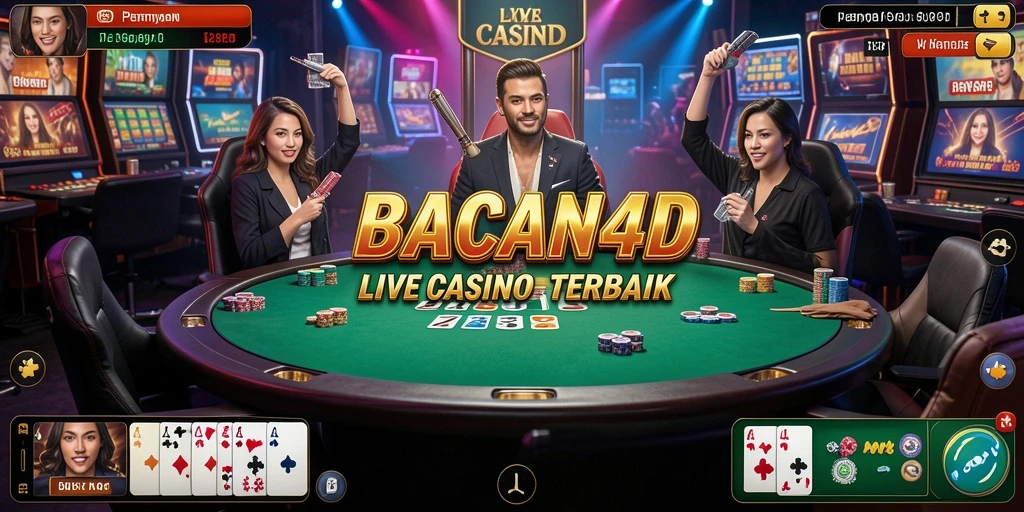 Tampilan gameplay Live Casino BACAN4D yang mengasyikkan.