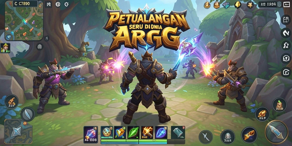 Gameplay C7890 yang seru dengan grafis menawan.