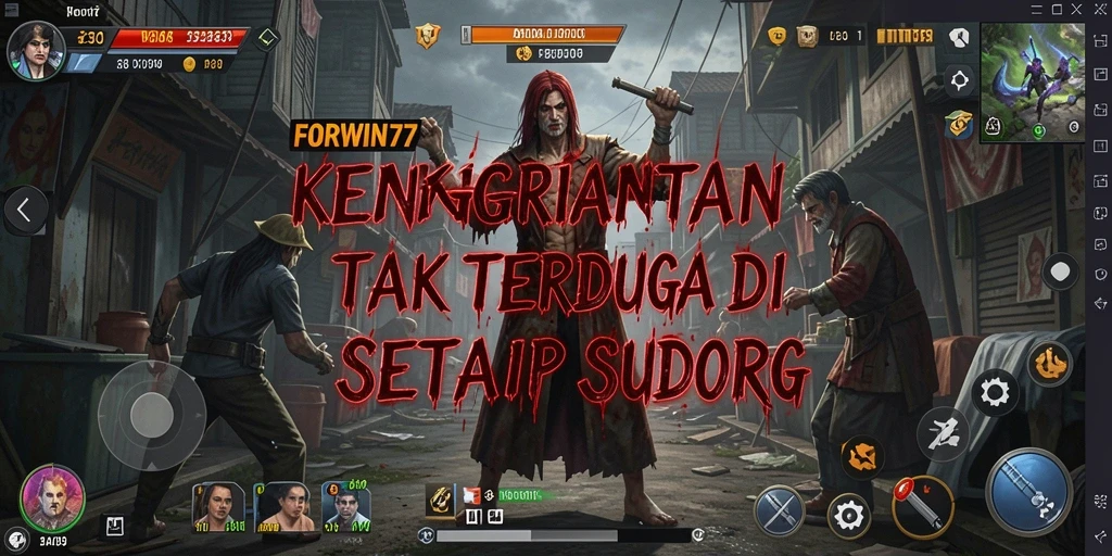 Gambaran gameplay FORWIN77 yang menakutkan dan menengangkan.