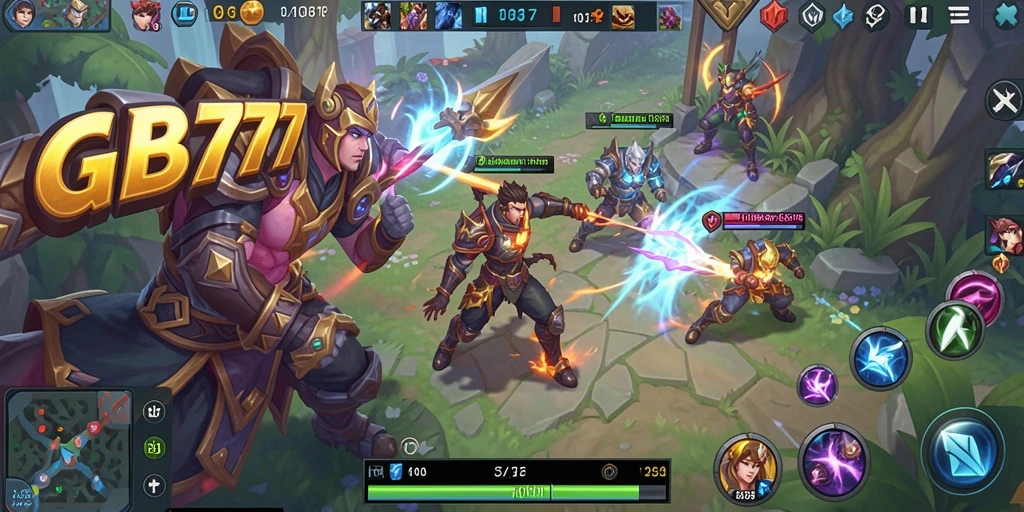 Gameplay seru dalam pertarungan tim di GB777.