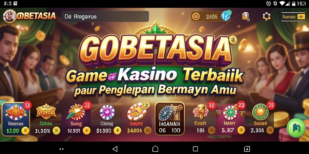 Tampilan menarik dari gameplay GOBETASIA yang penuh aksi.