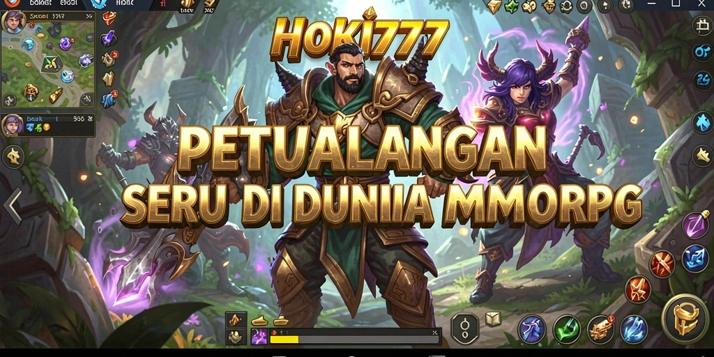 Tampilan gameplay menarik HOKI777 saat pemain bertarung di arena.