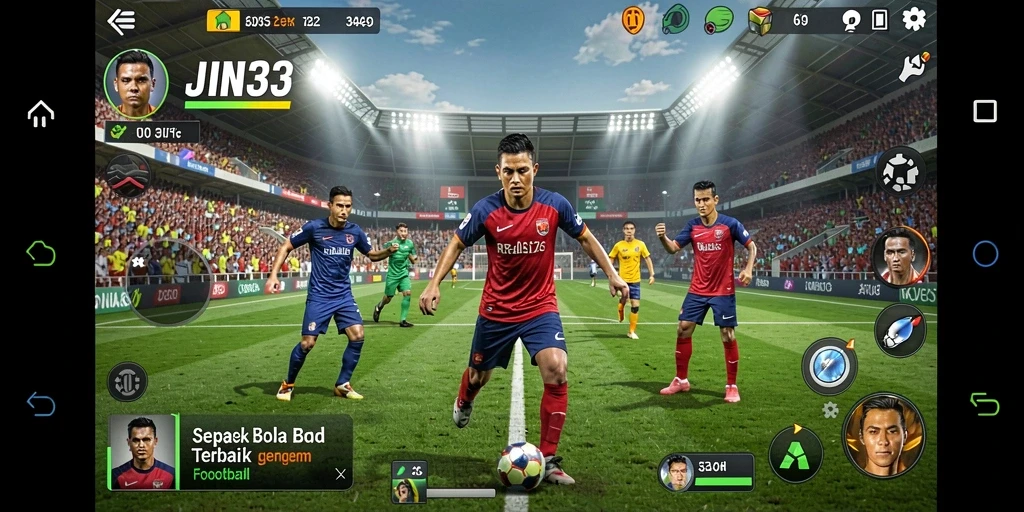 Tampilan gameplay JIN33 yang sangat menarik dan realistis.