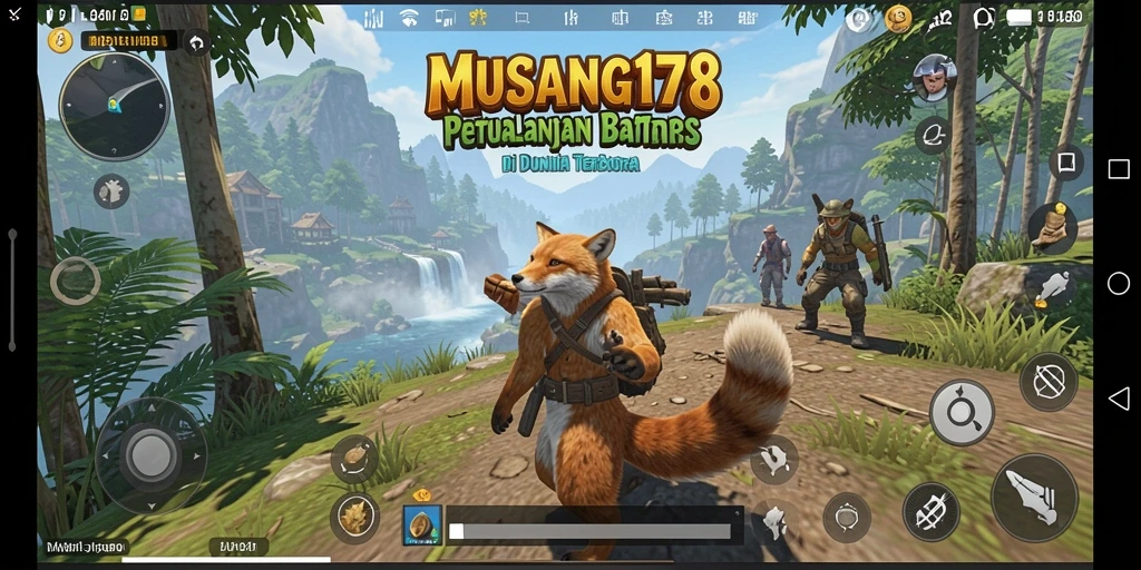 Tangkapan layar gameplay <strong>MUSANG178</strong> menampilkan petualangan seru di dunia terbuka.