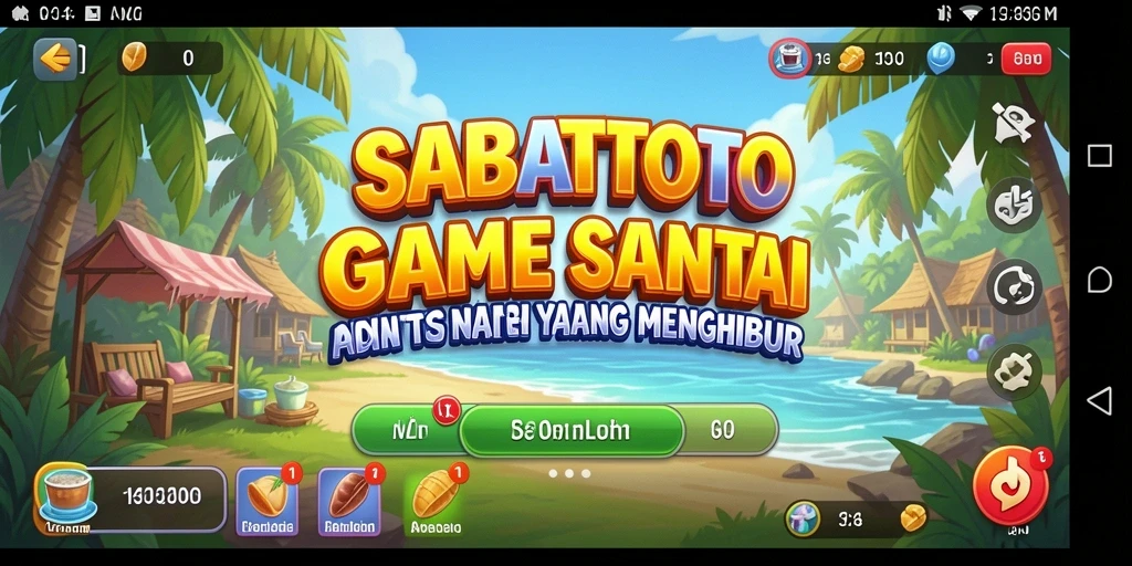 Tangkapan layar utama SABATOTO menampilkan keseruan gameplay santai.