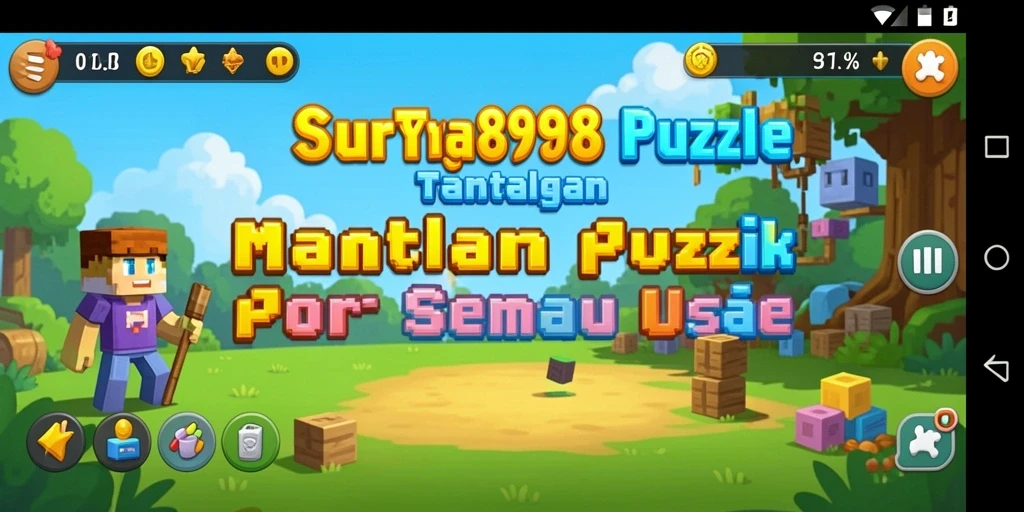 Tampilan gameplay SURYA898 yang menarik dan menantang puzzle.