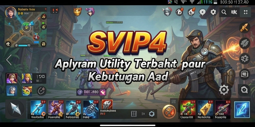 Tampilan utama SVIP4 yang user-friendly dan fungsional.