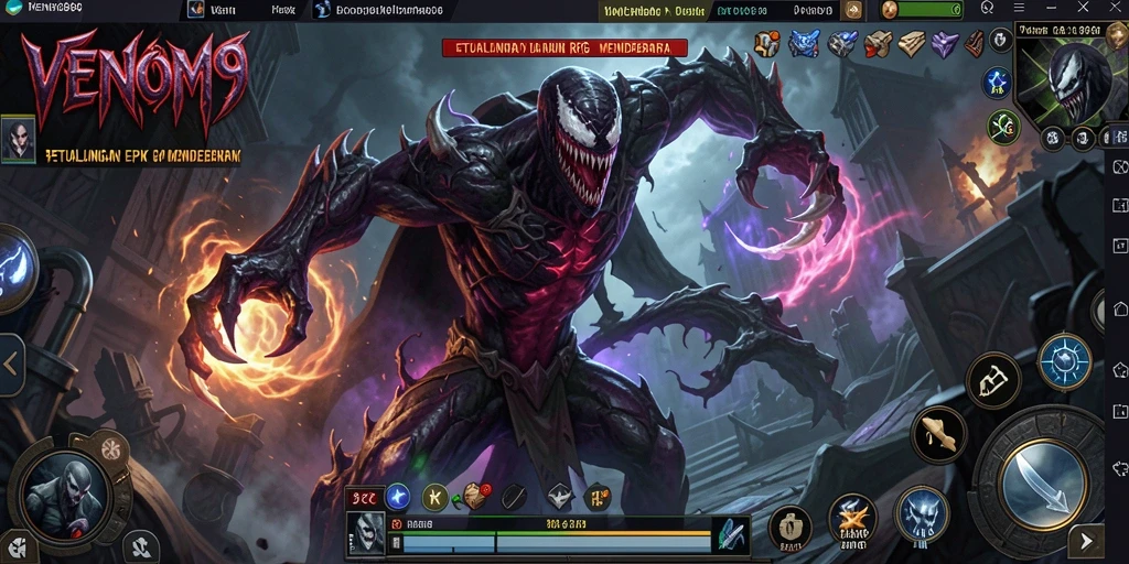 Tampilan gameplay RPG yang mendebarkan dan karakter yang sangat detail.