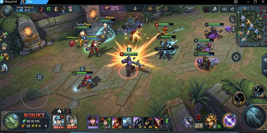 Tampilan gameplay WINJKT yang menakjubkan dan mendalam.